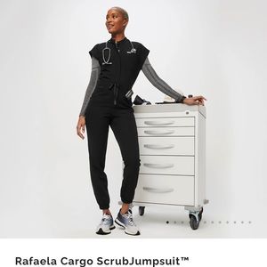 Rafaela Cargo Scrub Jumpsuit